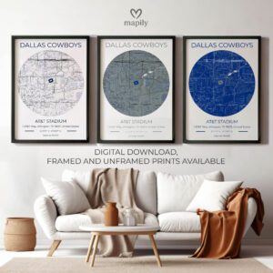 Dallas Cowboys Stadium Map