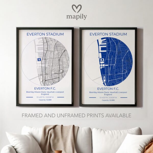 Everton Stadium Map