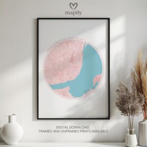 Typographic art print Listen Here You Fucker, Stop Caring What Other People Think, bringing a sharp design edge to minimalist spaces