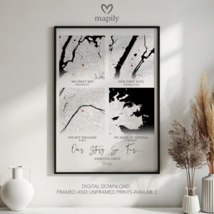 Modern wall art design featuring Personalised Gift, created with clean lines and style